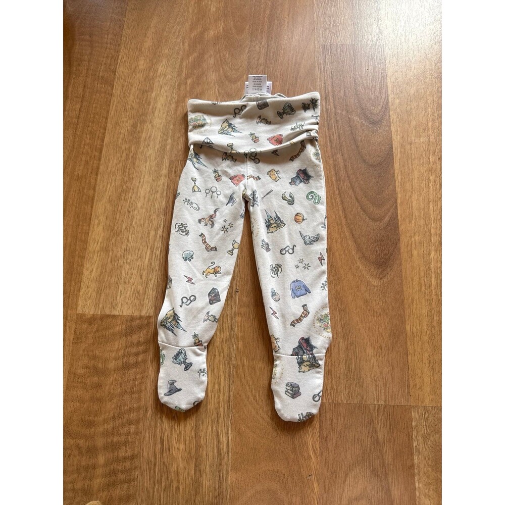 COPPER PEARL Baby Harry Potter Footed Pajamas infant pants NWOT